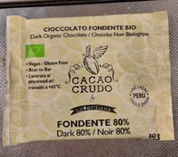Cacao crudo  fondente 80%