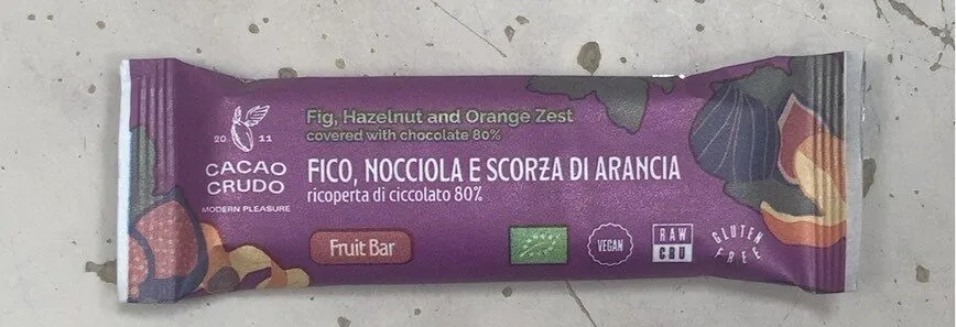 Fico, nocciola e scorza di arancia