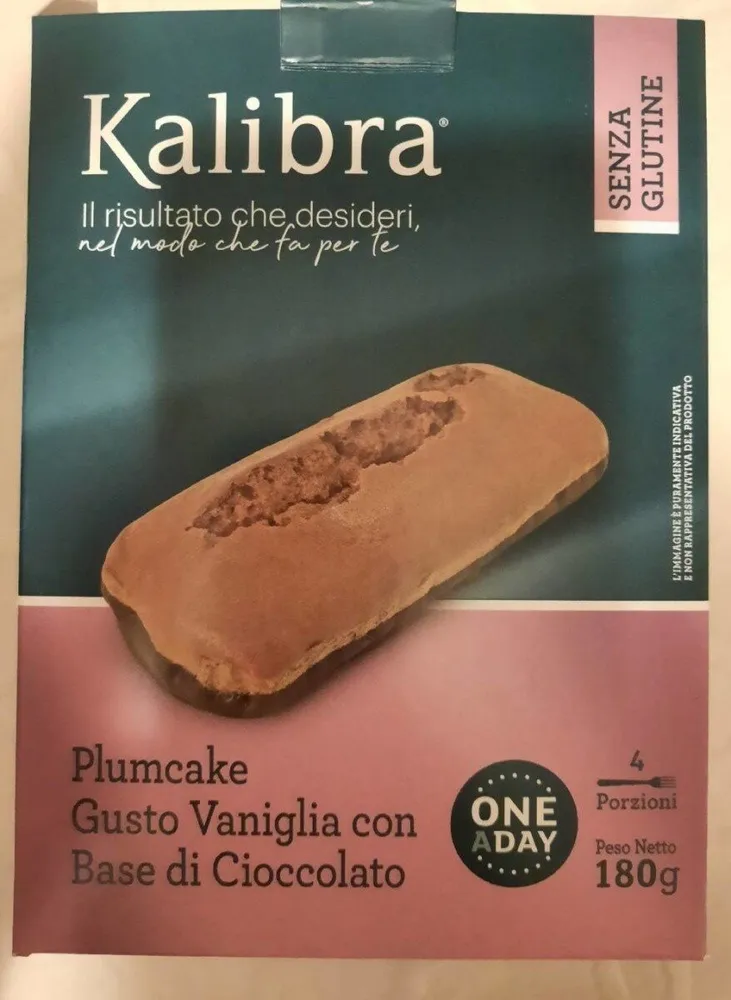 plumcake gusto vaniglia con base di cioccolato
