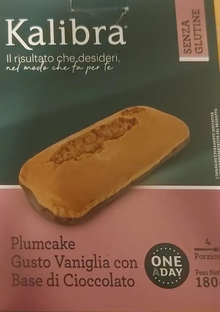 Plumcake gusto vaniglia con base cioccolato