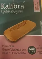 Plumcake gusto vaniglia con base cioccolato