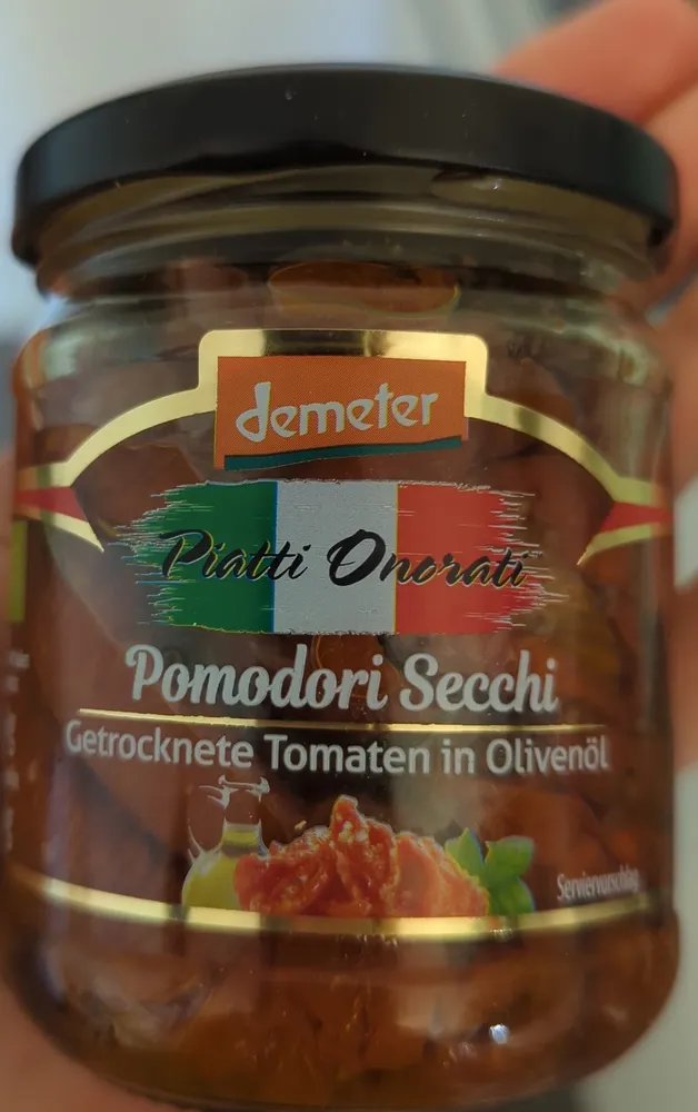 Getrocknete Tomaten in Olivenöl