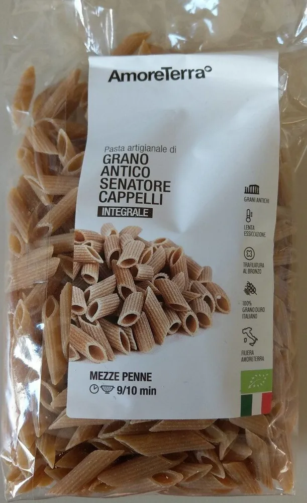 Mezze Penne Grano antico Senatore Cappelli integrale