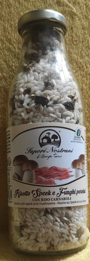 Risotto speck e funghi porcini