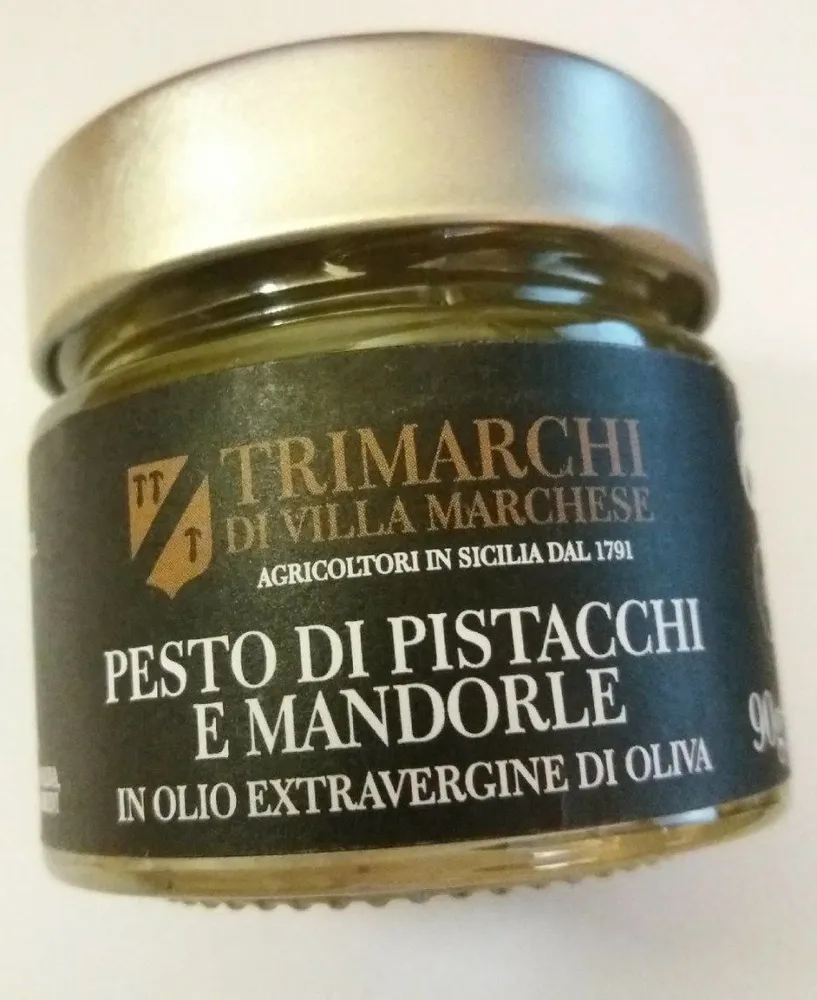 Pesto di pistacchi e mandorle