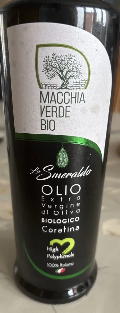 Olio Extravergine d'Oliva Biologico Smeraldo