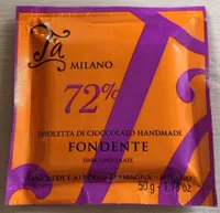 Tavoletta di cioccolato fondente 72%