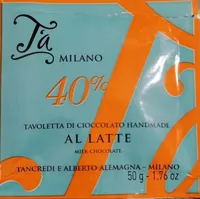 Tavoletta di cioccolato handmane al latte