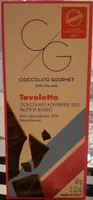 Cioccolato Fondente 55% con frutti di bosco