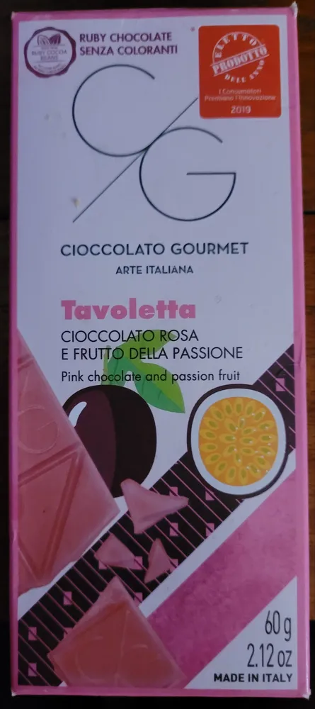Cioccolato rosa e frutto della passione