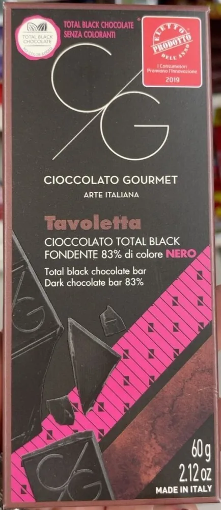 Tavoletta cioccolato fondente 83%
