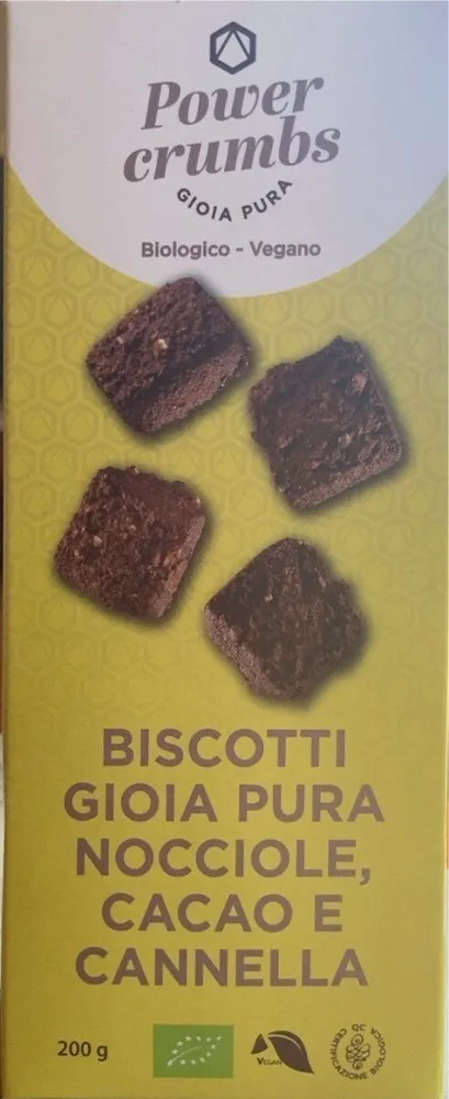 Biscotti gioia pura nocciole cacao e cannella