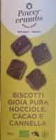 Biscotti gioia pura nocciole cacao e cannella