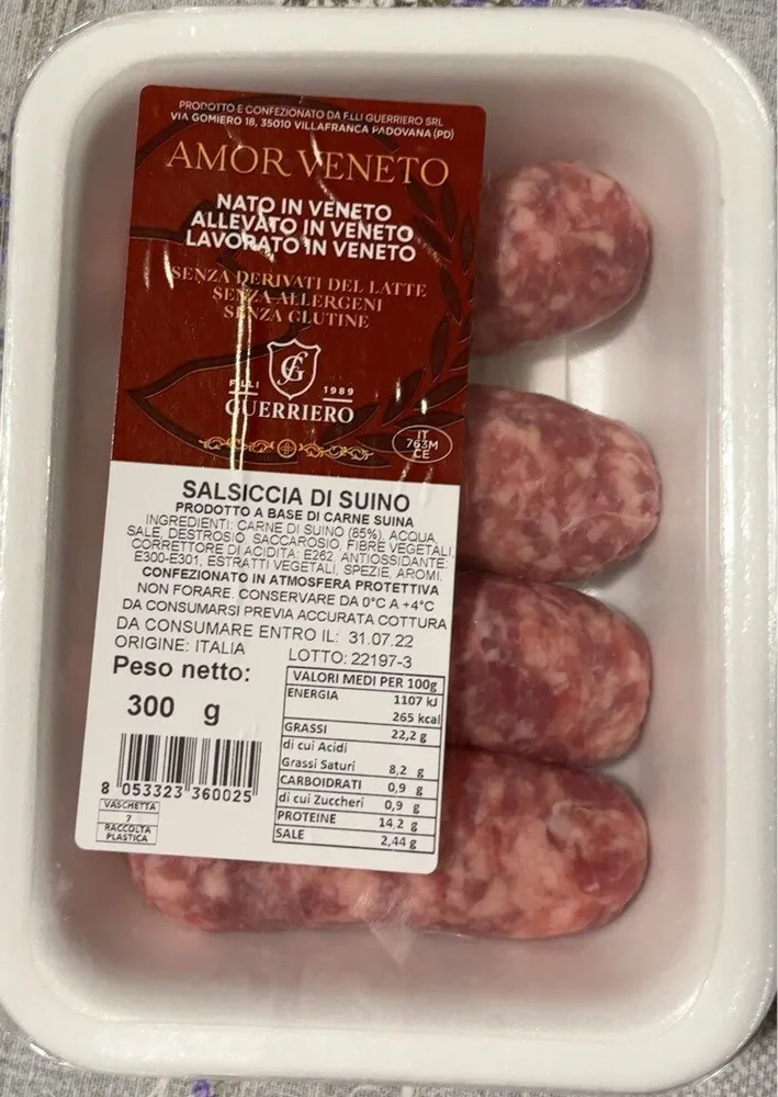 Salsiccia di suino