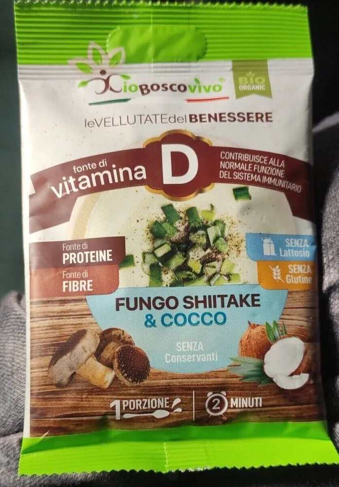 Vellutata fungo Shiitake e cocco