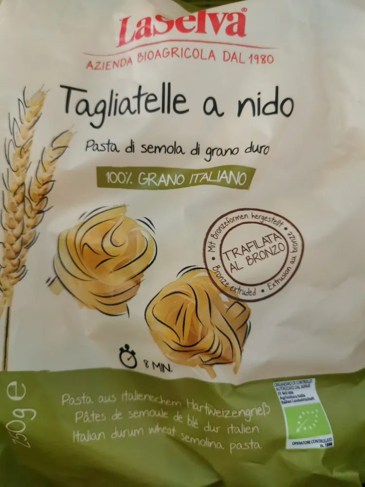 Tagliatelle aus italienischem Hartweizengrieß