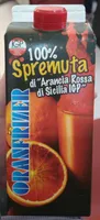 100% Spremuta di Arancia Rossa di Sicilia IGP