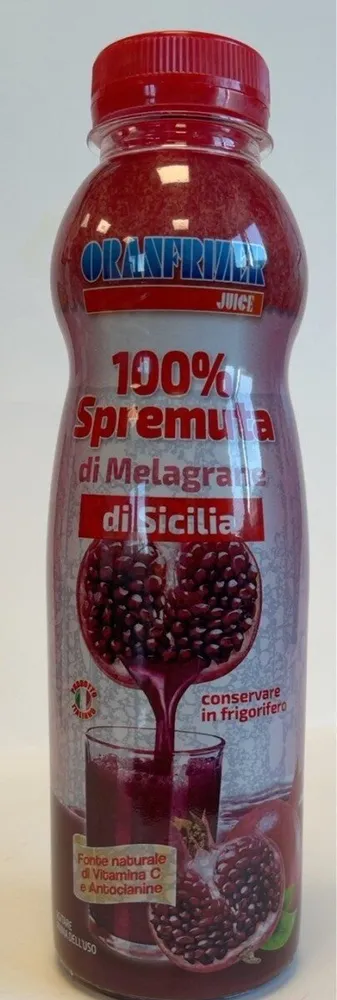 100% Spremuta di melagrane di Sicilia