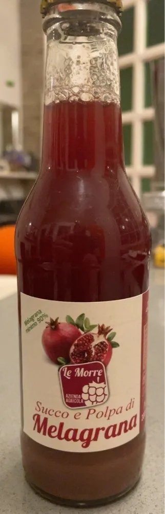 Succo e polpa di melagrana