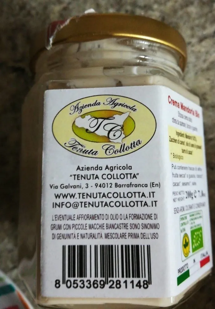 Crema mandorla bio
