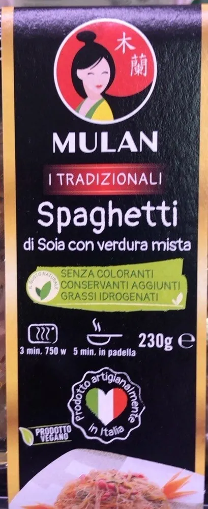 Spaghetti di soya con verdure