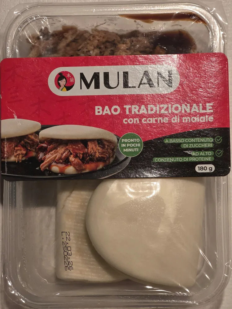 Bao Tradizionale con carne di maiale