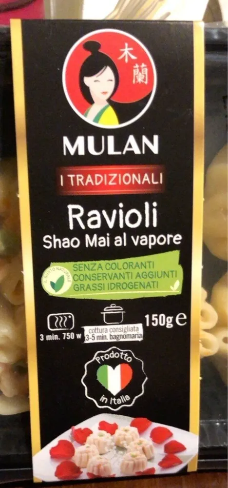 Ravioli Shao Mai al vapore