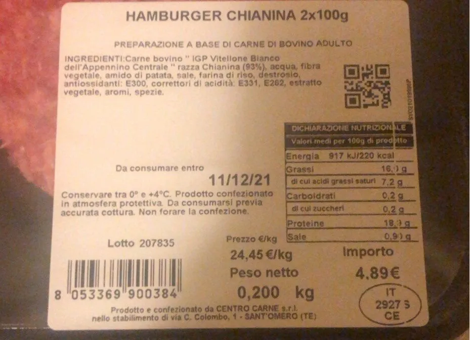 Hamburger Chianina