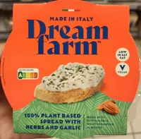 Plant based spread with herbs and garlic