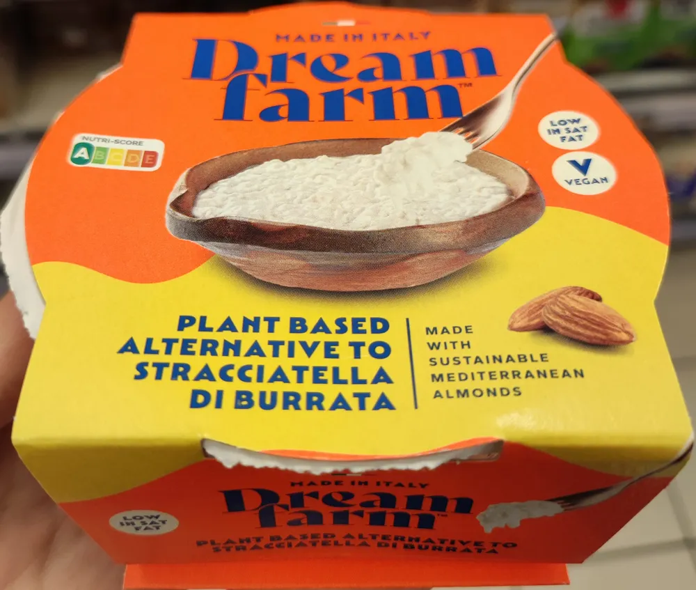 Plant Based Alternative to Stracciatella Di Burrata
