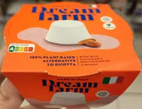 Plant based alternative to ricotta