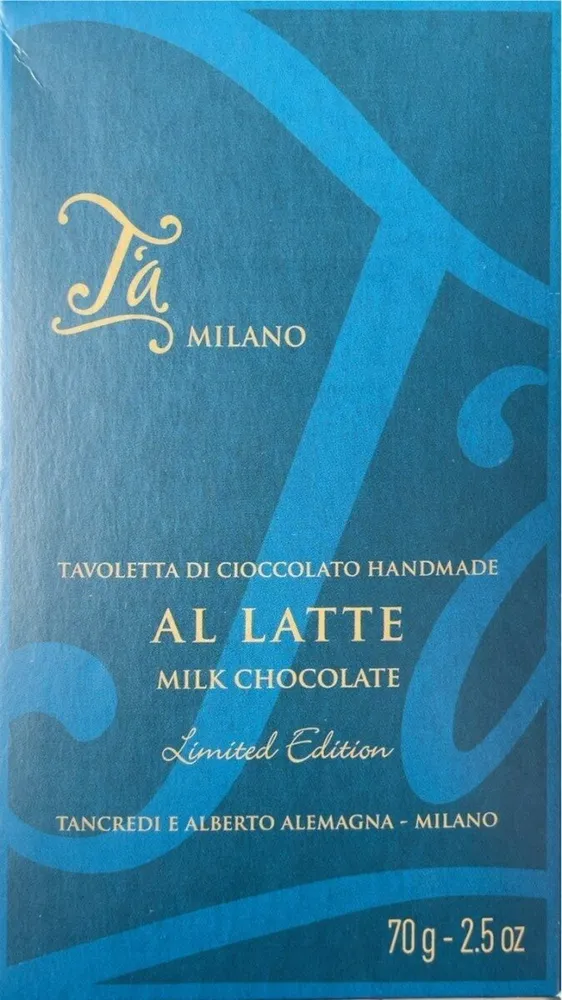 Tavoletta di cioccolato handmade al latte