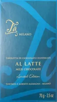 Tavoletta di cioccolato handmade al latte