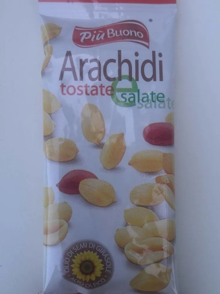 Arachidi tostate e salate