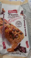 Barretta di cereali con gocce di cioccolato