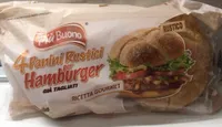 Panino rustico per hamburger