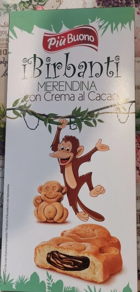 I Birbanti  Merendina con crema al Cacao