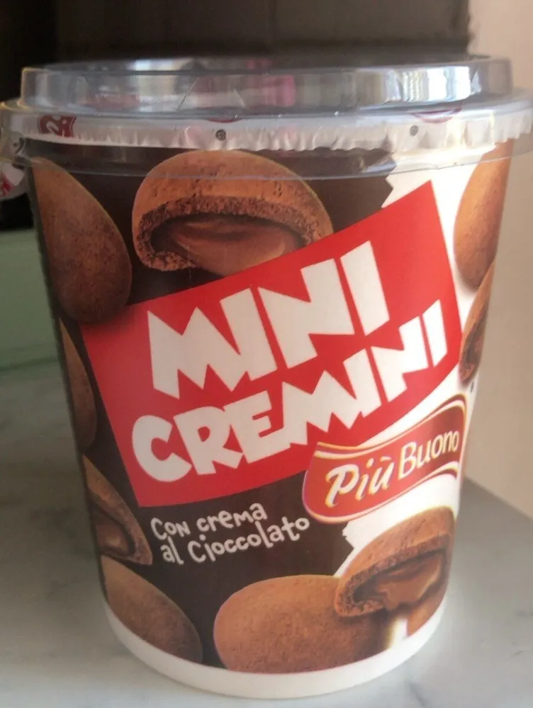 Mini cremini con crema al cioccolato