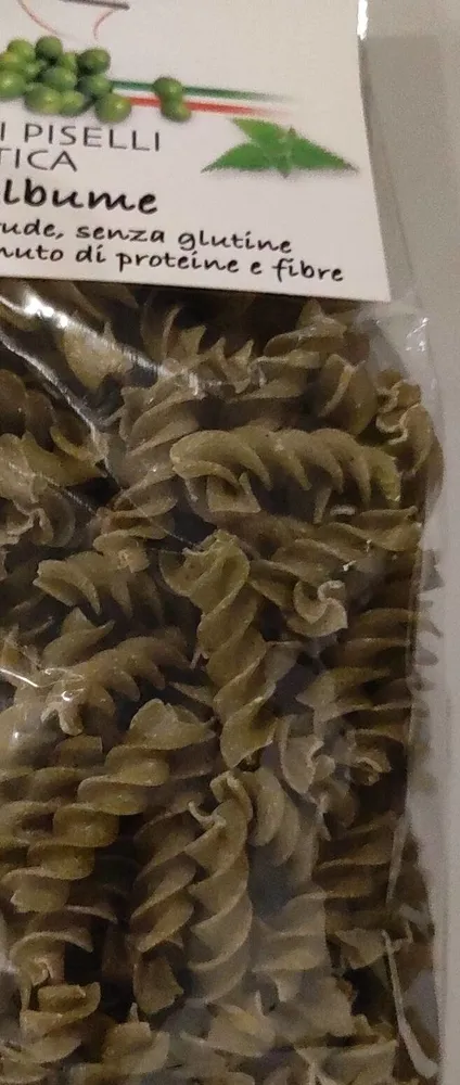 Pasta di piselli e ortica
