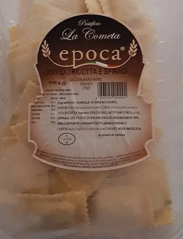 Ravioli Ricotta e Spinaci