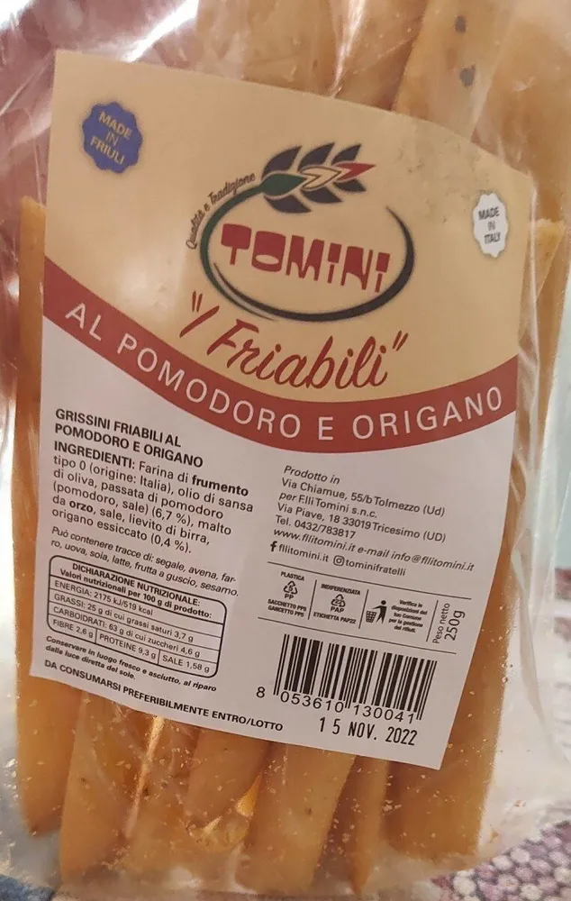 I friabili al pomodo e origano