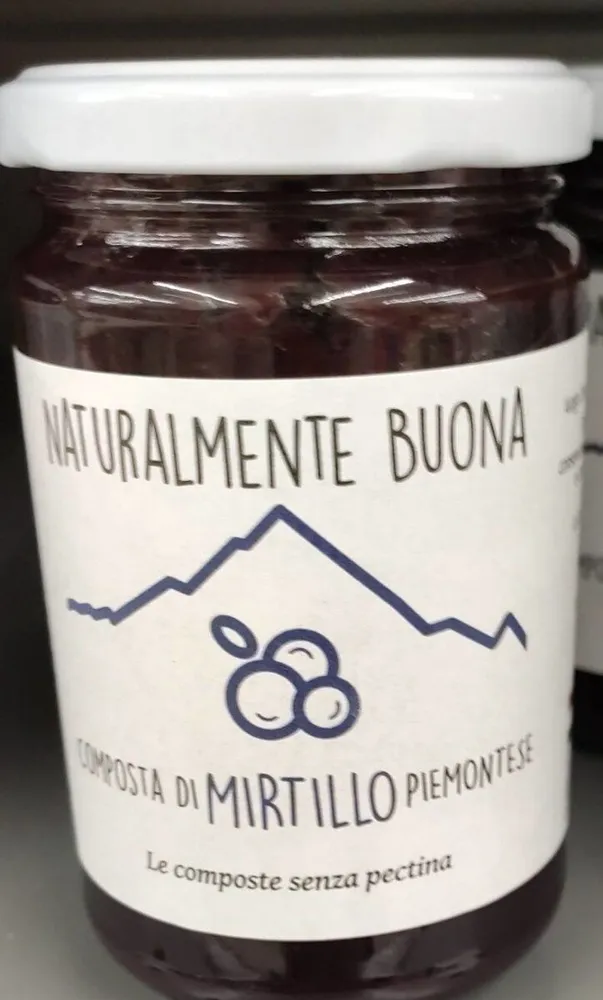 Composta di mirtillo piemontese