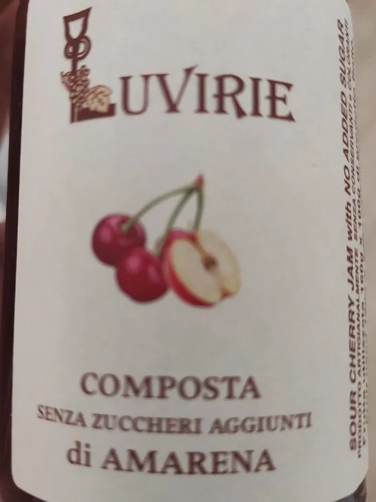 Composta senza zuccheri aggiunti di amarena