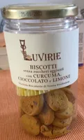 Biscotti con curcuma cioccolato e limone