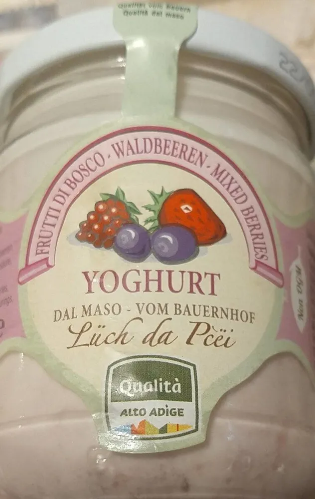 Yoghurt frutti di bosco