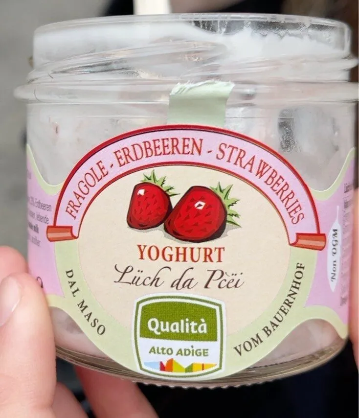 Yoghurt di fragole