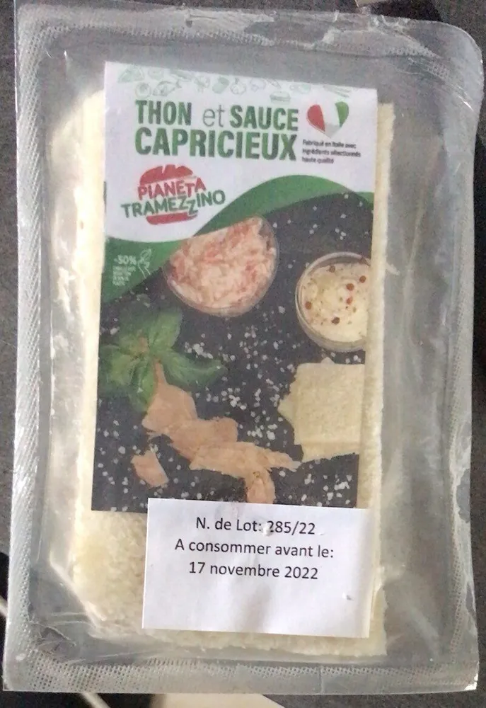 Thon et sauce capricieux