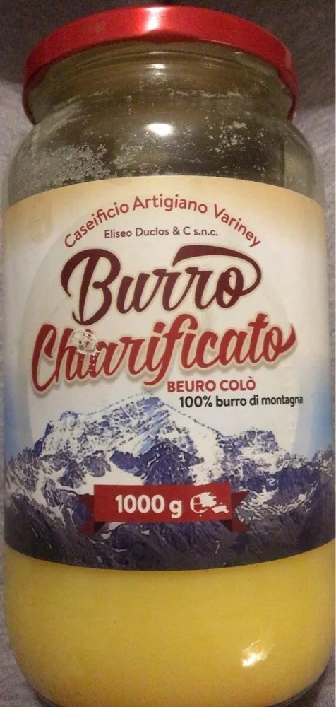 Burro chiarificato