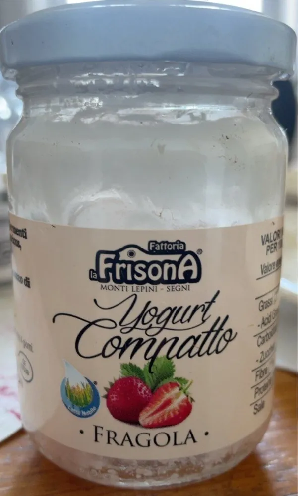 Yogurt compatto Fragola