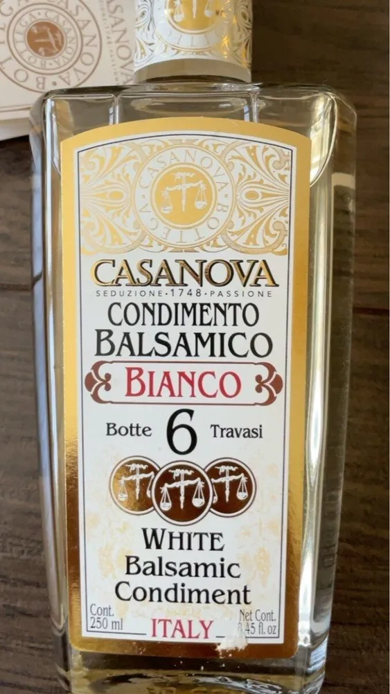 Condiment balsamique blanc
